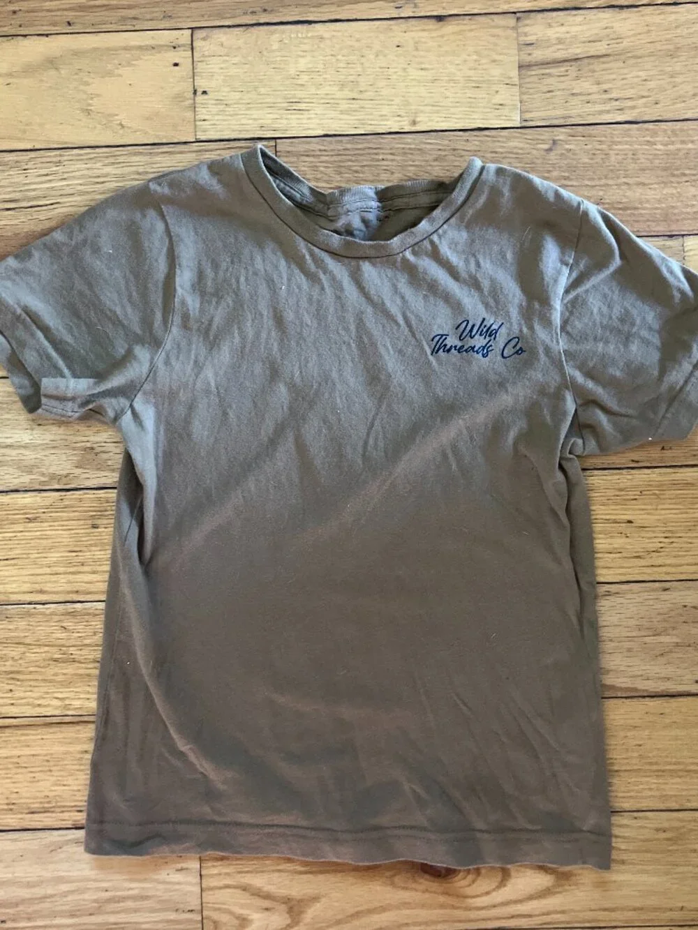 Wild Threads Buck Wild Deer Graphic Tee 🦌 100% Cotton Brown T-Shirt Size Youth